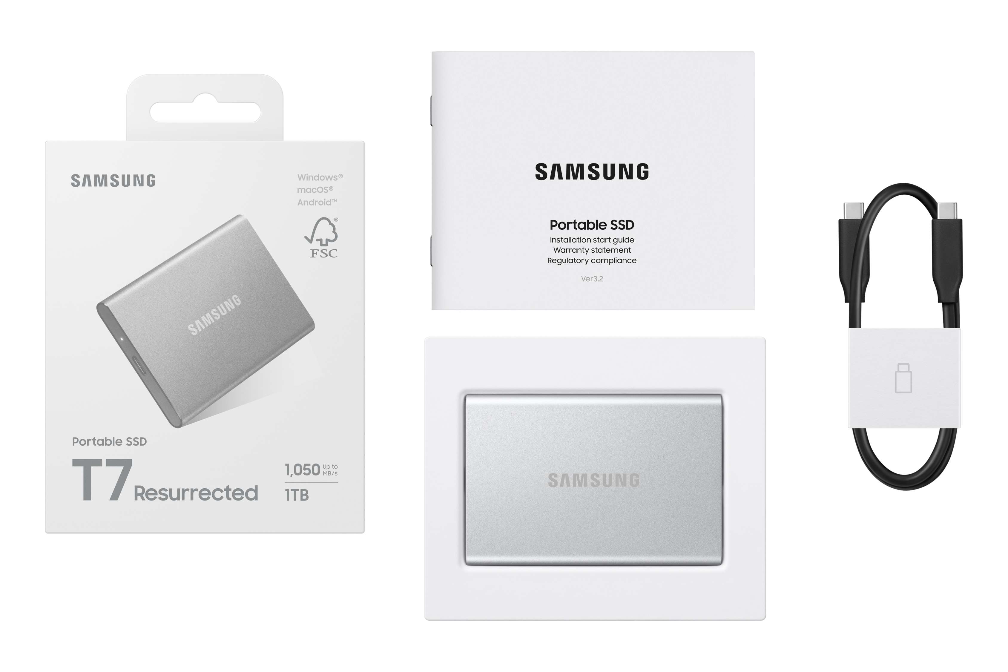 A Samsung bemutatja a legújabb hordozható T7 Resurrected SSD-t