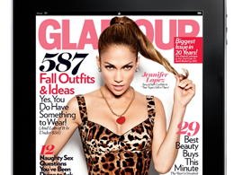 iPad Glamour magazin